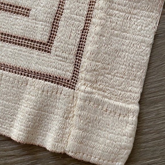 VTG 1930s Sheer Tablecloth Large Rectangle 65.5 x 79" - Picture 8 of 9